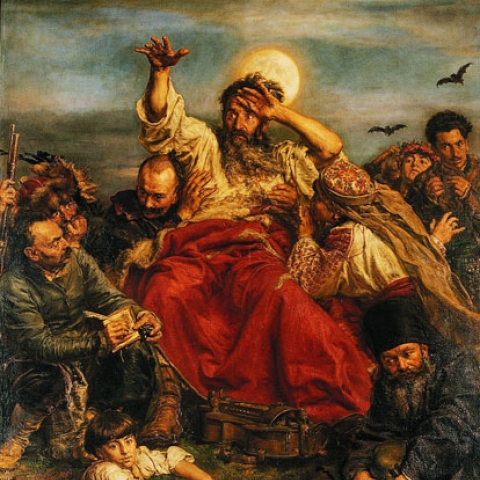 Jan Matejko "Wernyhora"1884. olej na plotnie. Muzeum Narodowe, Kraków