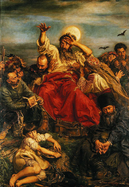 Muzeum Narodowe - Oddział Sukiennice - Jan Matejko "Wernyhora"1884. olej na plotnie. Muzeum Narodowe, Kraków