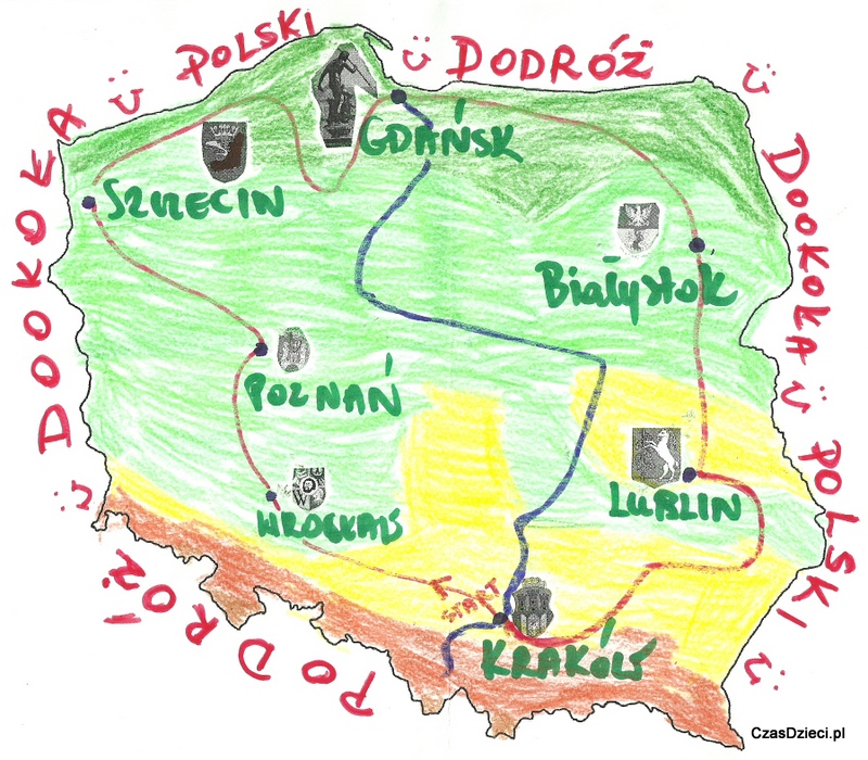 Moja wakacyjna podróż po Polsce - konkurs plastyczny (zakończony)