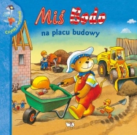 Miś Bodo na placu budowy