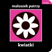 Maluszek patrzy. Kwiatki