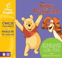 Ćwiczę i koloruję z naklejkami z Kubusiem - Disney English