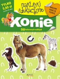 Naklejki edukacyjne. Konie