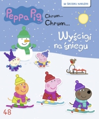 Świnka Peppa. Chrum... chrum... Tom 48. Wyścigi na śniegu