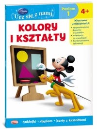 Disney Ucz się z nami. Klub Przyjaciół Myszki Miki. Kolory i kształty