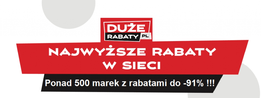 Zrób zakupy z serwisem DużeRabaty w sklepie 5.10.15