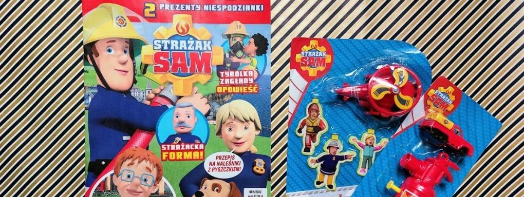 Bohaterstwo i odwaga w nowym numerze magazynu "Strażak Sam"