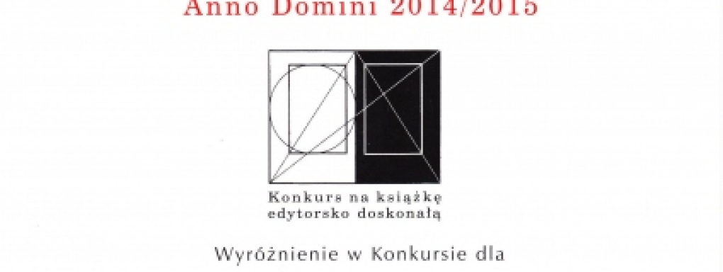 Wyróżnienia w Konkursie EDYCJA 2015