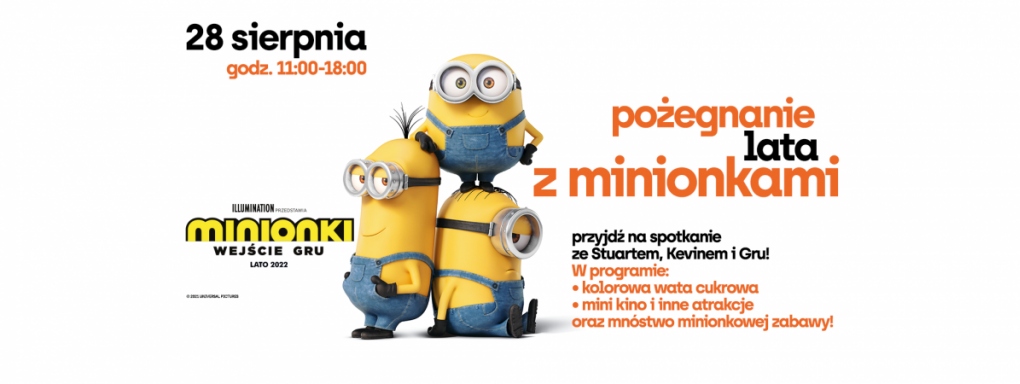 Pożegnanie lata z Minionkami w galerii Atrium Targówek