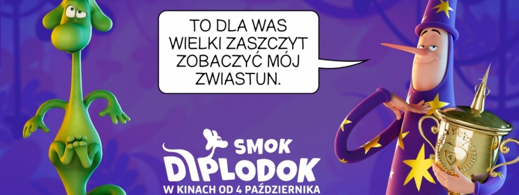 Przełom w polskim kinie familijnym! Smok Diplodok w gwiazdorskiej obsadzie w kinach już od 4 października