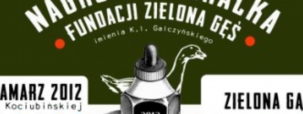 Nominacje do Nagrody Literackiej Zielona Gąska 2012