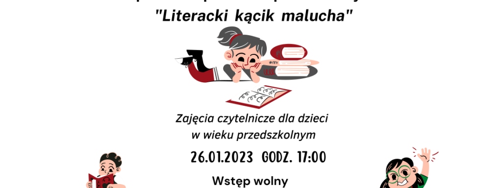 Literacki kącik malucha - nowy cykl spotkań w bibliotece