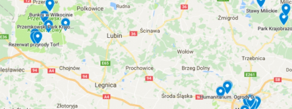 Przewodnik online Ekowycieczki z Klasą, czyli mapa młodego ekologa z projektu "Mój zielony Dom"