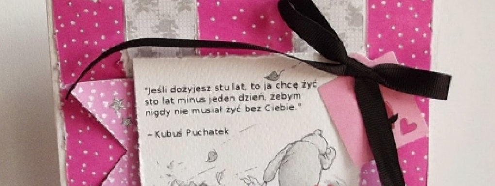 Ozdobna kartka z życzeniami