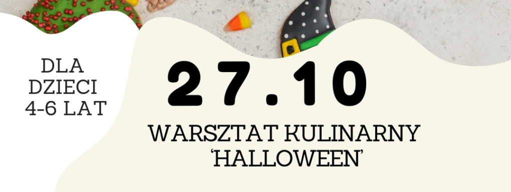 Halloween. Warsztat kulinarny dla dzieci 4-6 lat