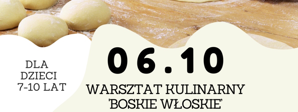 Boskie włoskie. Warsztat kulinarny dla dzieci 7-10 lat