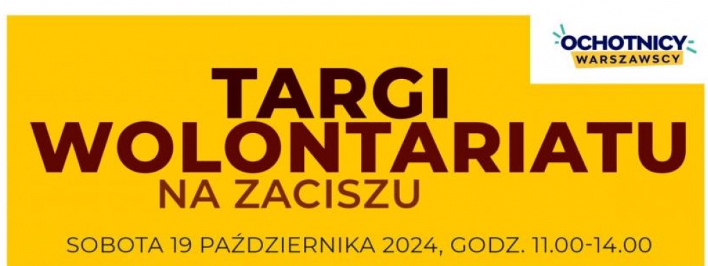 Targi wolontariatu na Zaciszu