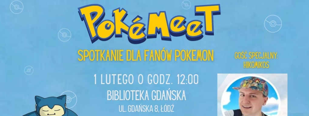 PokeMeet – spotkanie dla fanów Pokemon w Bibliotece Gdańskiej w Łodzi