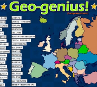 Geografia - dopasuj kraje Europy