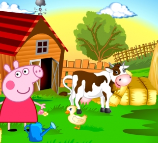 Świnka Peppa na farmie