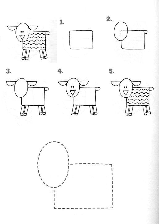 Zabawa do druku - Owca