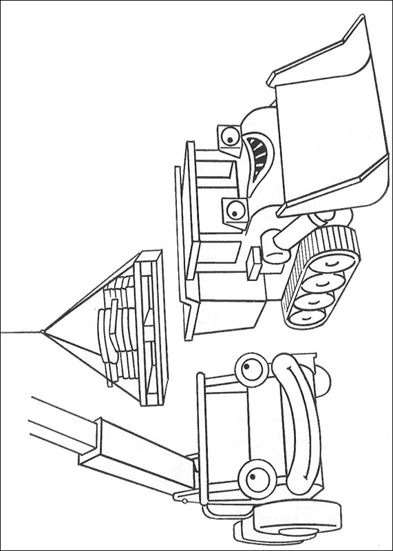 kolorowanka - Pojazdy Boba